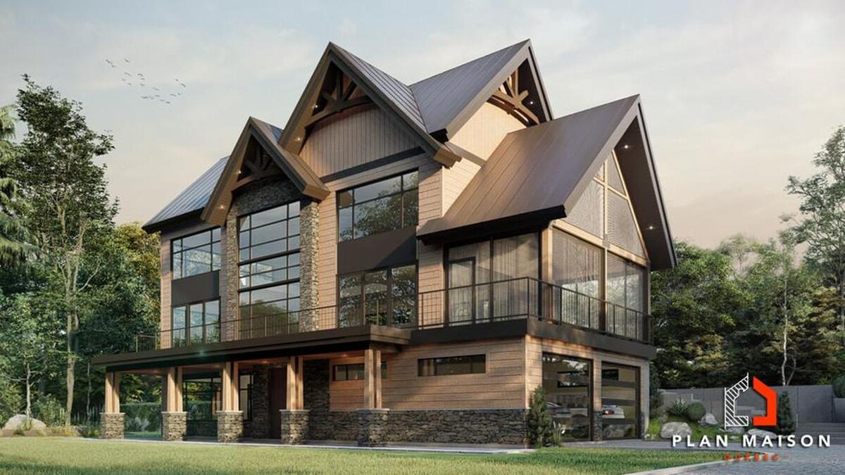 Images Plan Maison Québec | Plan de maison neuve, Chalet, Bi-génération, Duplex, Triplex, Mini maison, et Garage