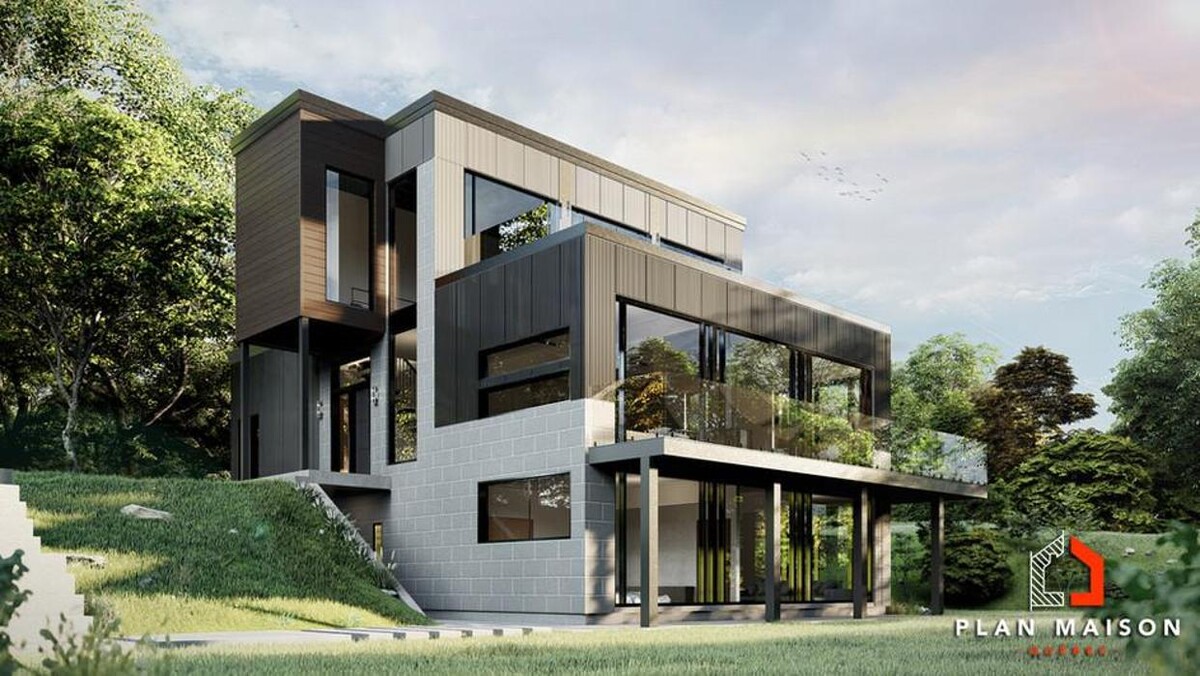 Images Plan Maison Québec | Plan de maison neuve, Chalet, Bi-génération, Duplex, Triplex, Mini maison, et Garage