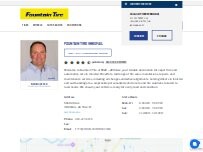 Website Screenshot Fountain Tire