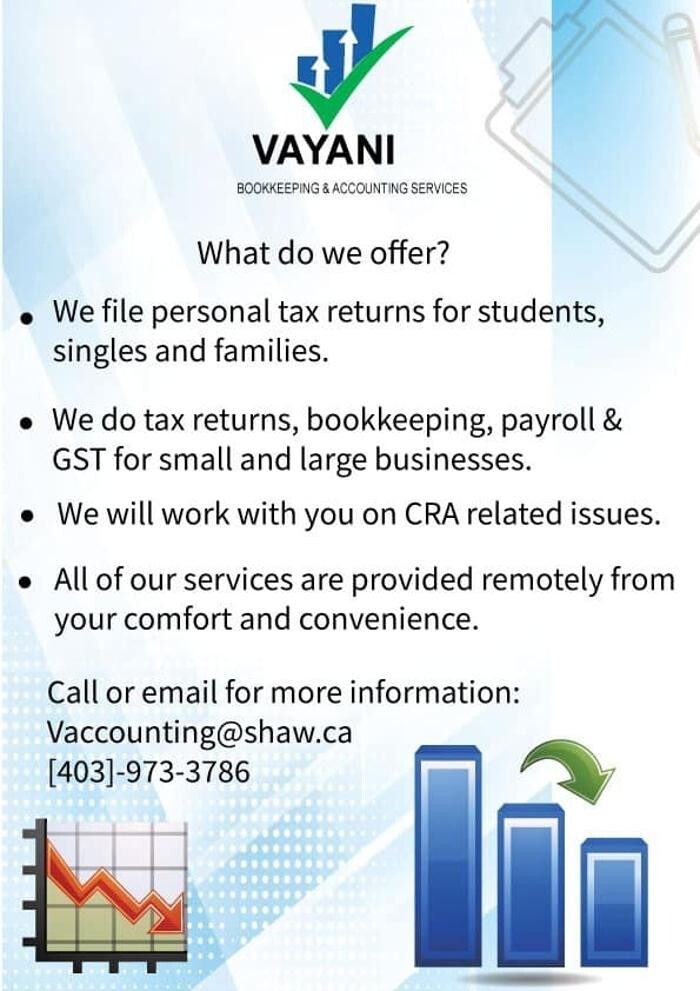 Images Vayani Bookkeeping And Accounting Services Ltd.