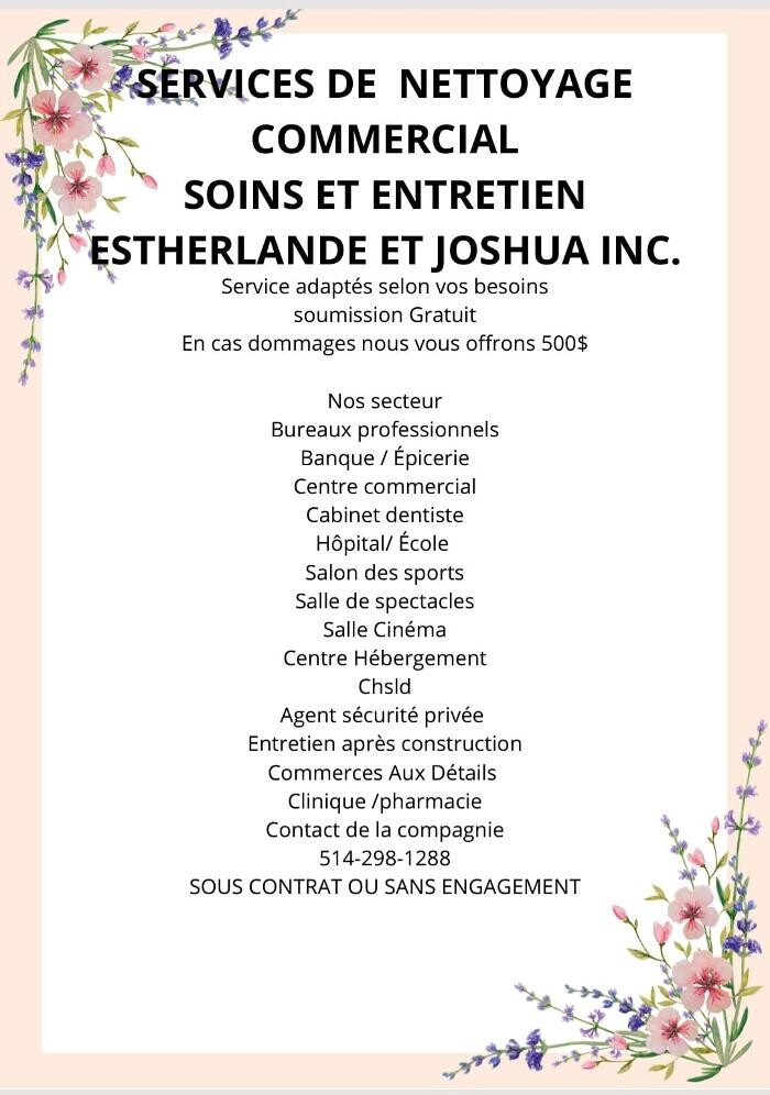 Images Soins et Entretien Estherlande et Joshua inc