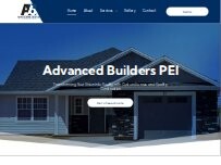 Website Screenshot Advanced Builders PEI