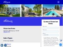 Website Screenshot Victorian Arms