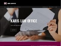 Website Screenshot Karis Law Office
