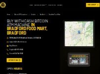 Website Screenshot HODL Bitcoin ATM - Bradford Multimart