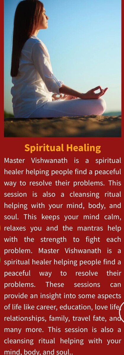 Images Astrologer & Spiritual Healer & Psychic - Master Vishwanath Guruji