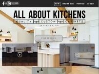Website Screenshot All About Kitchens