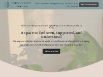 Website Screenshot Thrive Psychology Health Team