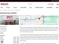 Website Screenshot Sally Beauty