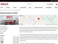 Website Screenshot Sally Beauty