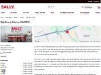 Website Screenshot Sally Beauty