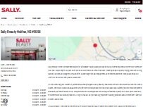 Website Screenshot Sally Beauty