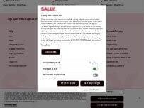 Website Screenshot Sally Beauty