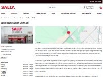 Website Screenshot Sally Beauty