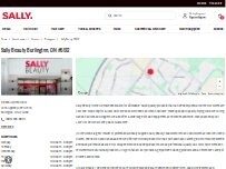 Website Screenshot Sally Beauty