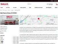 Website Screenshot Sally Beauty