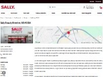 Website Screenshot Sally Beauty