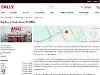 Website Screenshot Sally Beauty