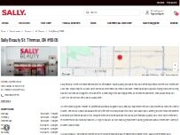 Website Screenshot Sally Beauty