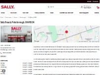 Website Screenshot Sally Beauty