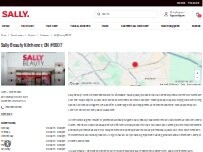 Website Screenshot Sally Beauty