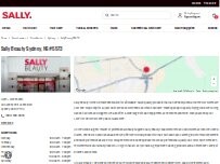 Website Screenshot Sally Beauty