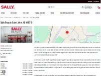 Website Screenshot Sally Beauty