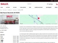 Website Screenshot Sally Beauty