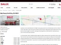 Website Screenshot Sally Beauty