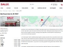 Website Screenshot Sally Beauty