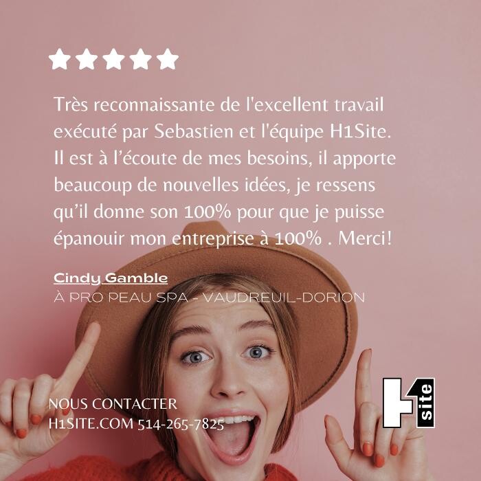 Images H1Site | Web Design & Agence Marketing | Vaudreuil