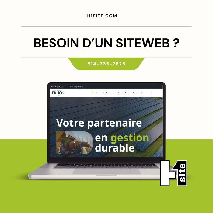 Images H1Site | Web Design & Agence Marketing | Vaudreuil