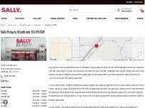 Website Screenshot Sally Beauty