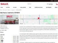 Website Screenshot Sally Beauty