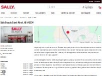 Website Screenshot Sally Beauty