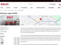 Website Screenshot Sally Beauty