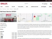 Website Screenshot Sally Beauty