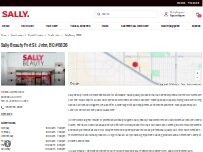 Website Screenshot Sally Beauty