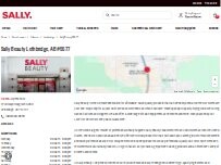 Website Screenshot Sally Beauty
