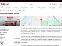 Website Screenshot Sally Beauty