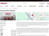 Website Screenshot Sally Beauty