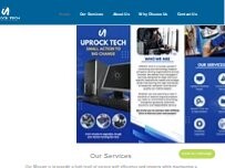 Website Screenshot Uprock Tech Limited