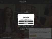 Website Screenshot Wayback Burgers