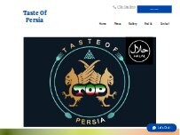 Website Screenshot Taste of Persia