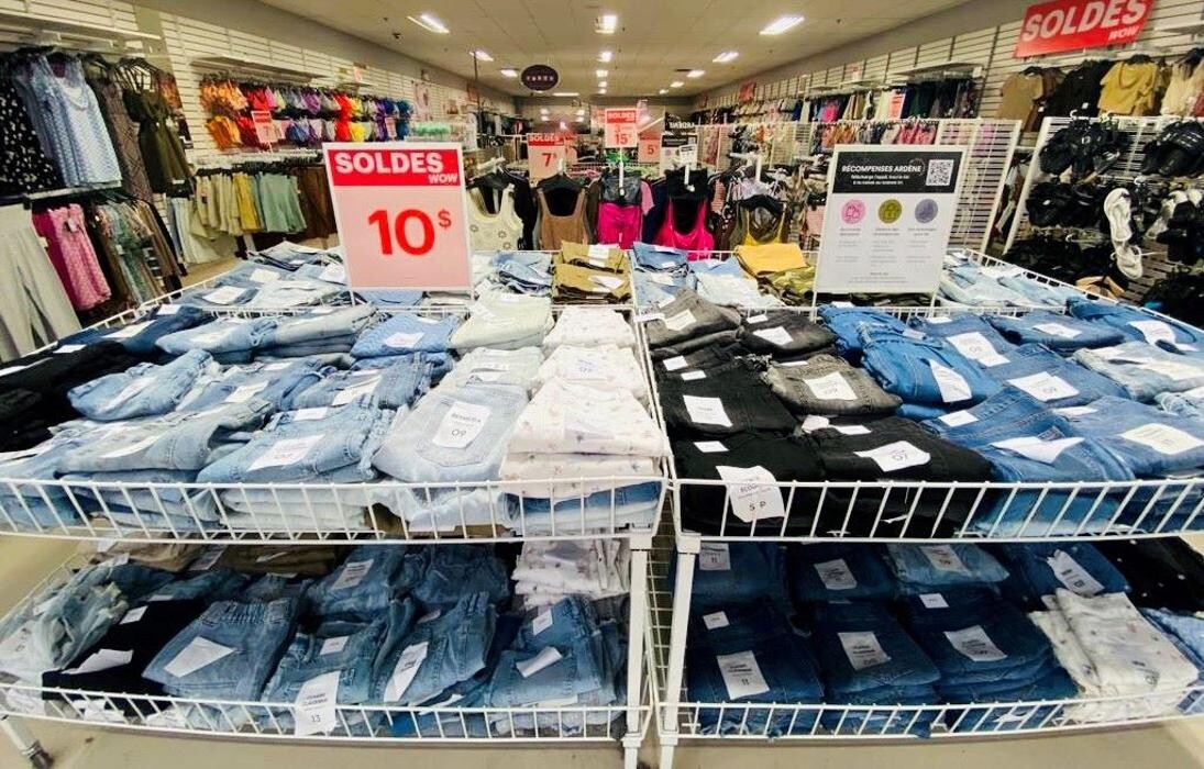 Images Ardene magasin de liquidation
