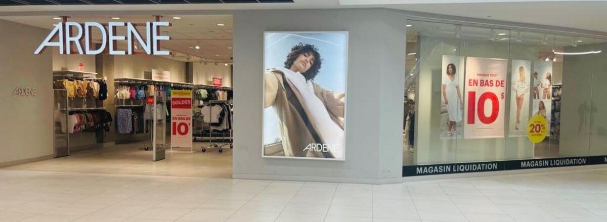 Images Ardene magasin de liquidation