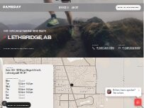 Website Screenshot Gameday Men’s Health – Lethbridge, AB