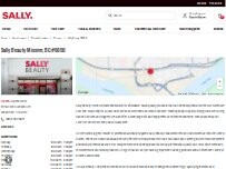 Website Screenshot Sally Beauty