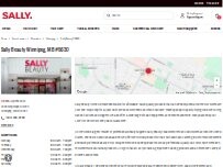 Website Screenshot Sally Beauty