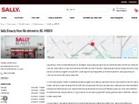 Website Screenshot Sally Beauty